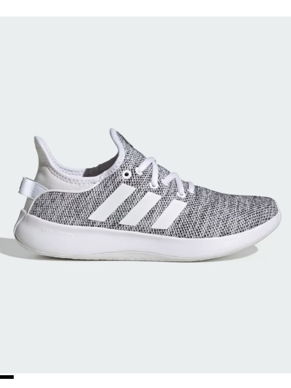 Adidas Cloudfoam Pure Sneakers Knit White Grey Women’s size 9